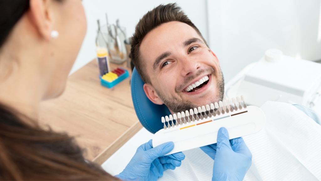 macchie scure sui denti